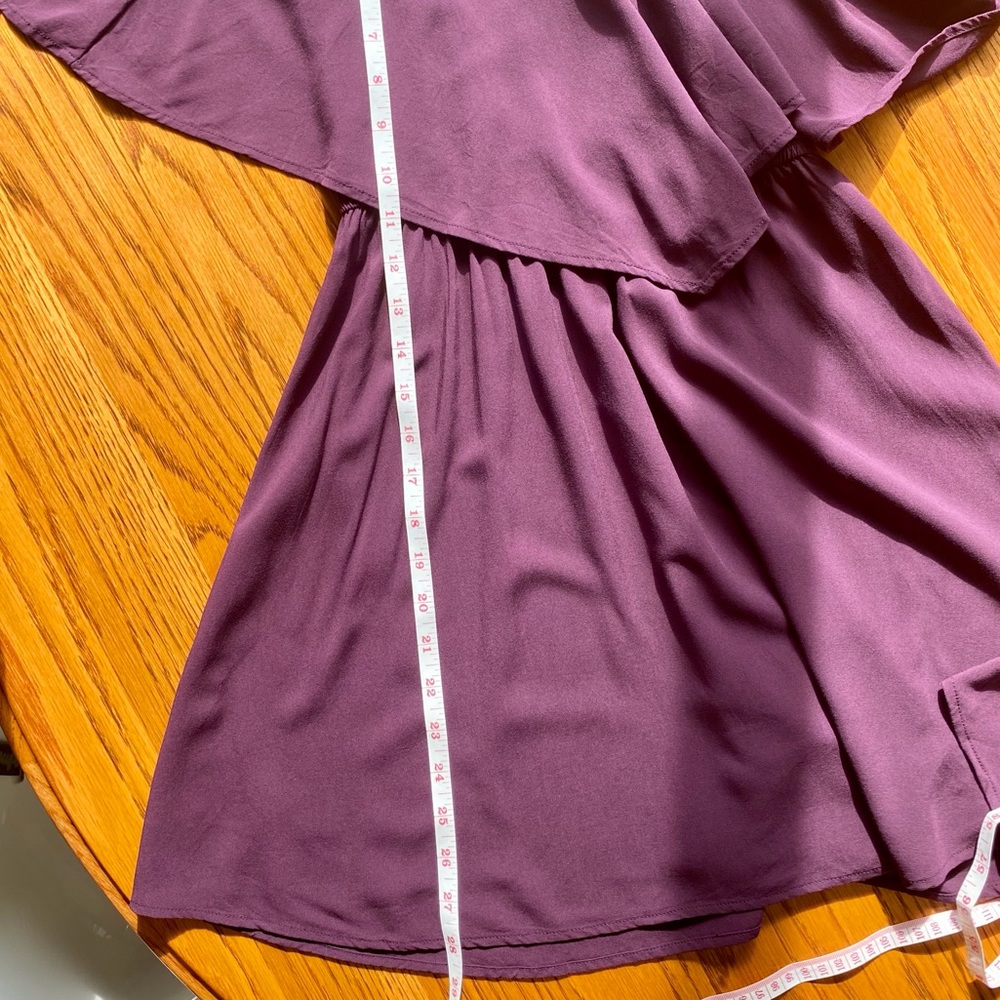 Purple Ruffle Top Tank Dress - Picture 9 of 10